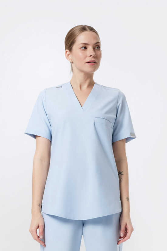 Bluza medyczna damska soft Baby blue