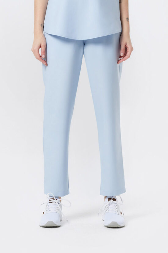 Spodnie medyczne damskie soft Baby blue