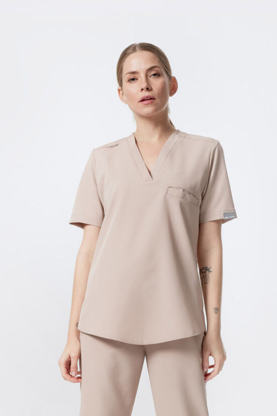 Bluza medyczna damska soft Beige