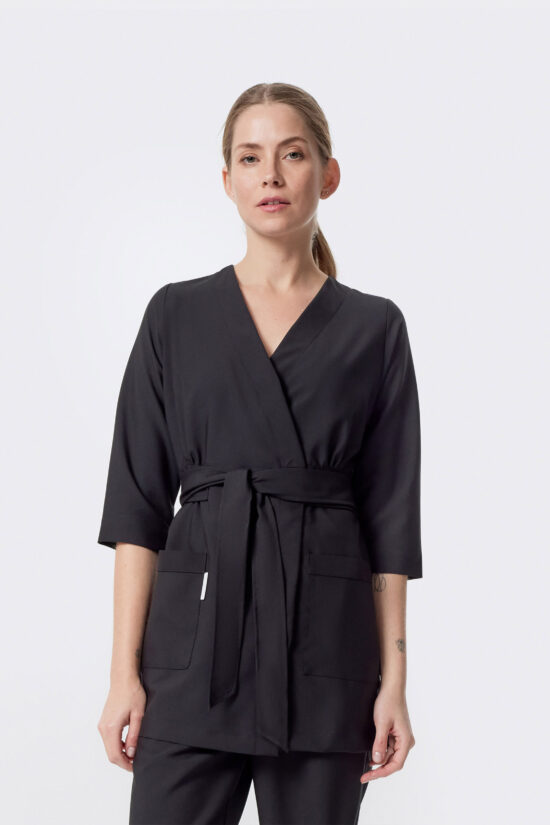 Tunika kopertowa damska Soft+ Black