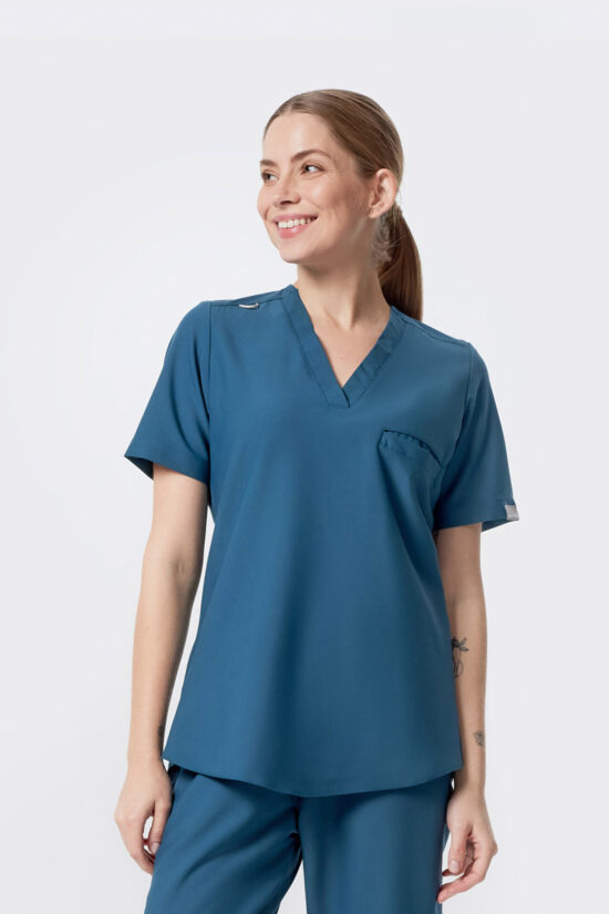Bluza medyczna damska soft Deep marine