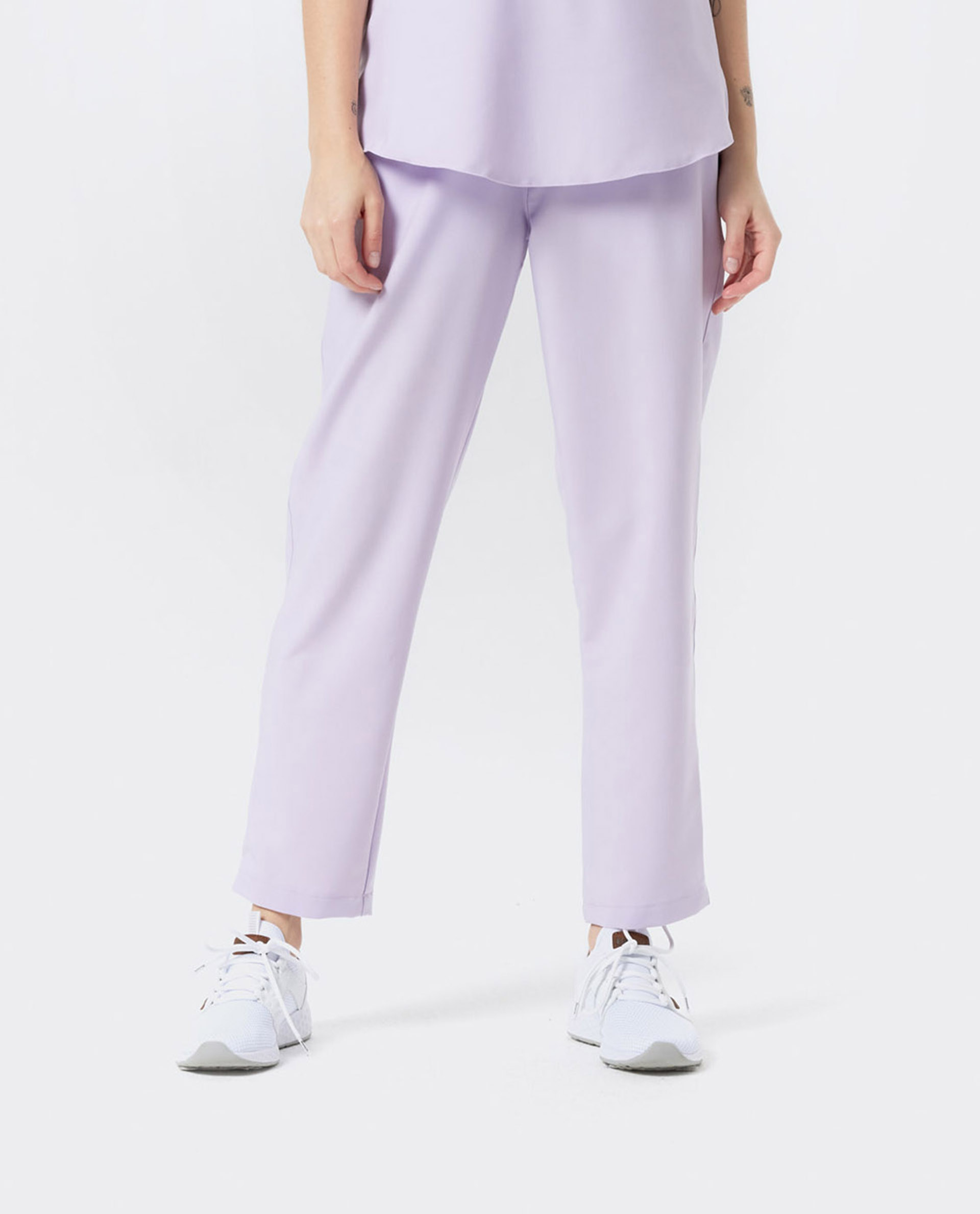 Spodnie medyczne damskie soft Pastel lilac
