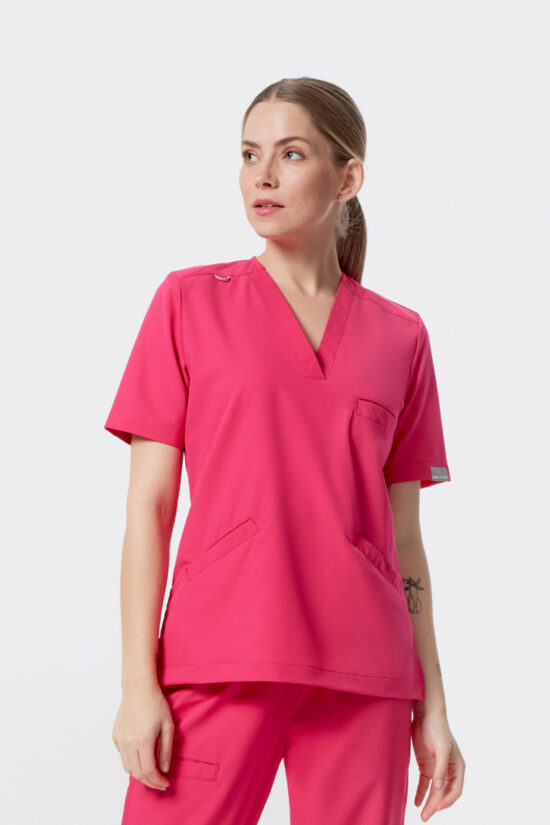 Bluza medyczna damska comfort Amarant