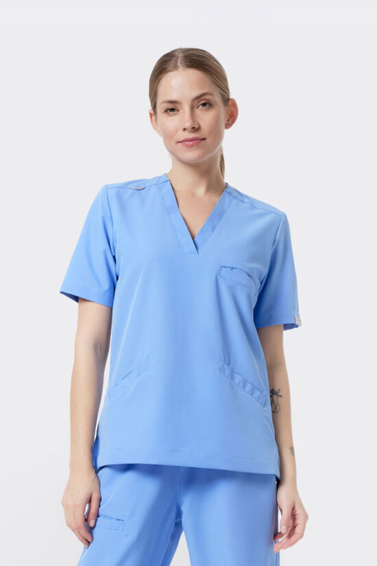 Bluza medyczna damska comfort Blue ashes