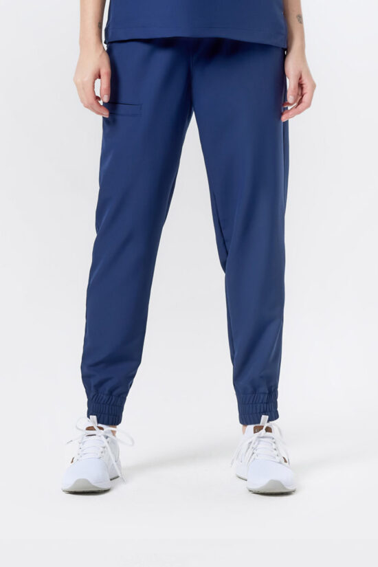 Spodnie medyczne Jogger damskie comfort Classic navy