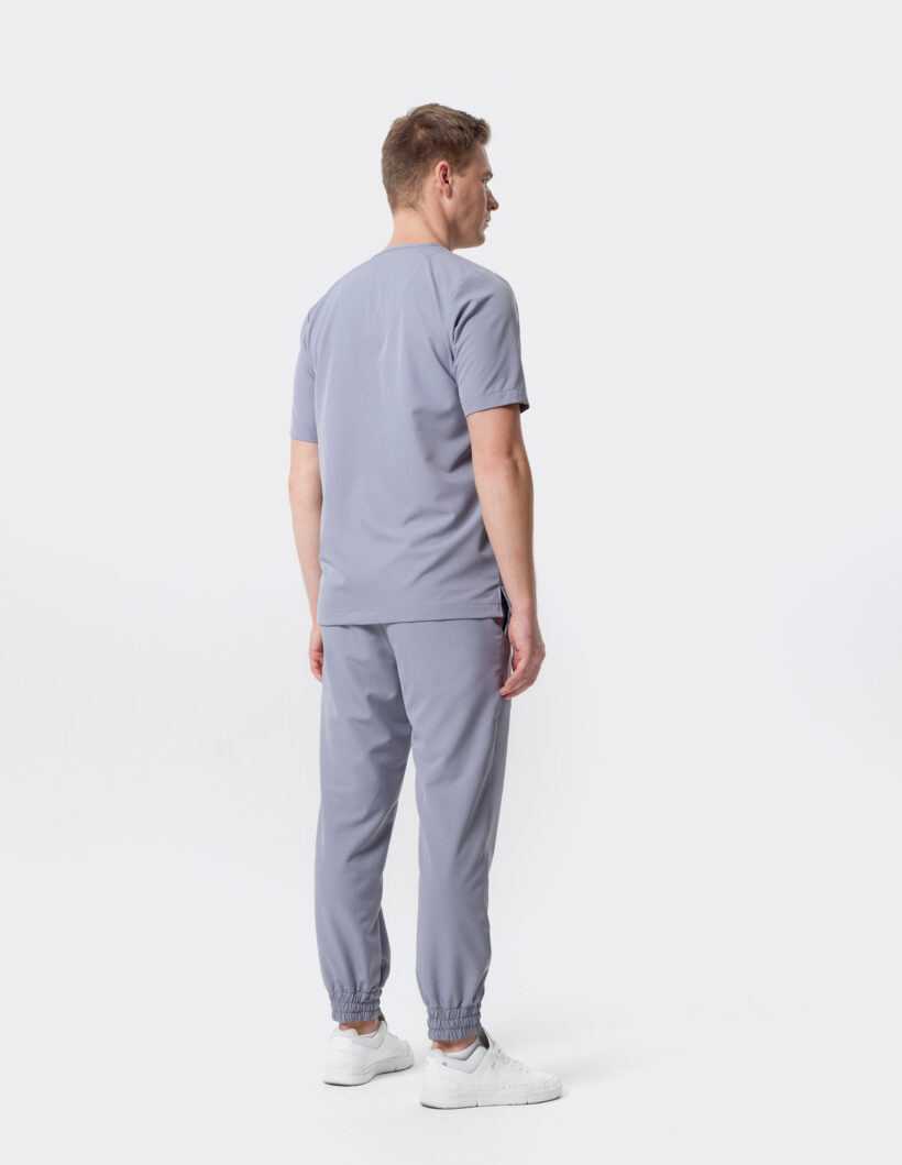Spodnie medyczne Jogger męskie comfort Grey - obrazek 2