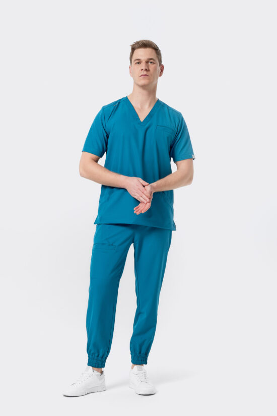 Spodnie medyczne Jogger męskie comfort Dark marine