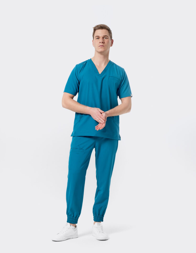 Spodnie medyczne Jogger męskie comfort Dark marine