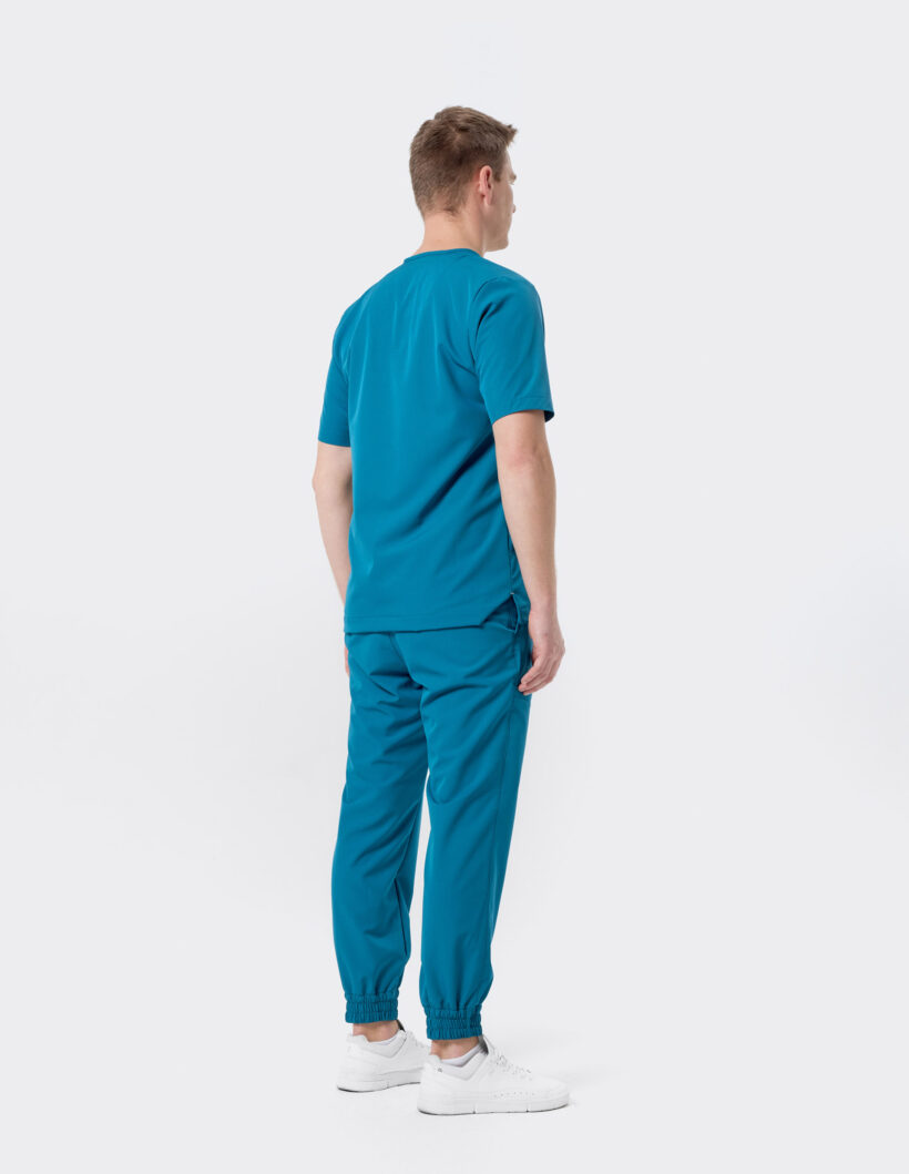 Spodnie medyczne Jogger męskie comfort Dark marine - obrazek 2