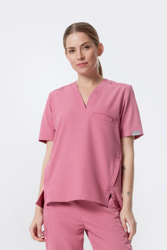 Bluza medyczna damska premium Ash pink