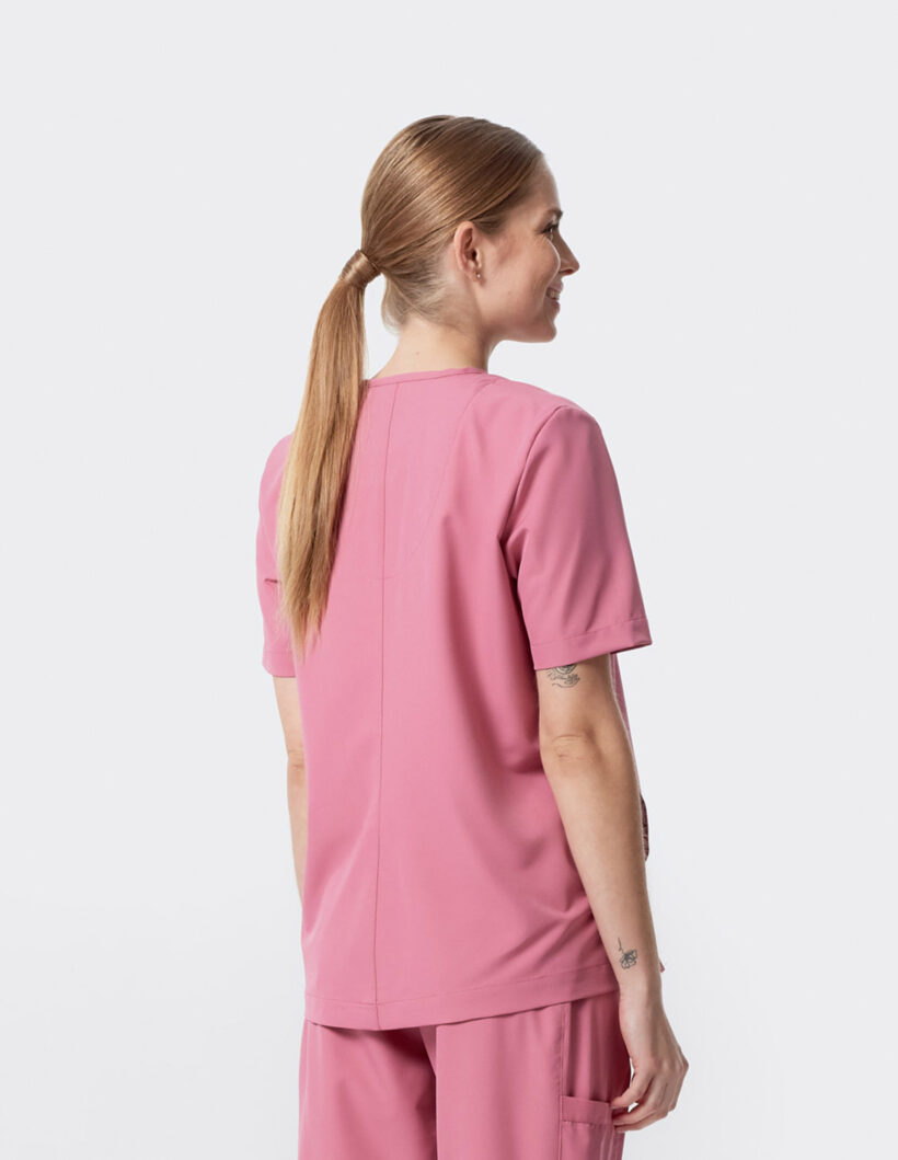 Bluza medyczna damska premium Ash pink - obrazek 2