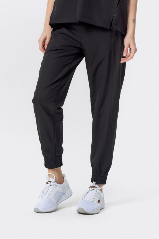 Spodnie medyczne Jogger damskie premium Black