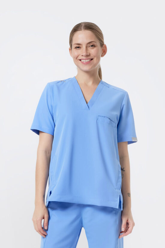 Bluza medyczna damska premium Blue ashes