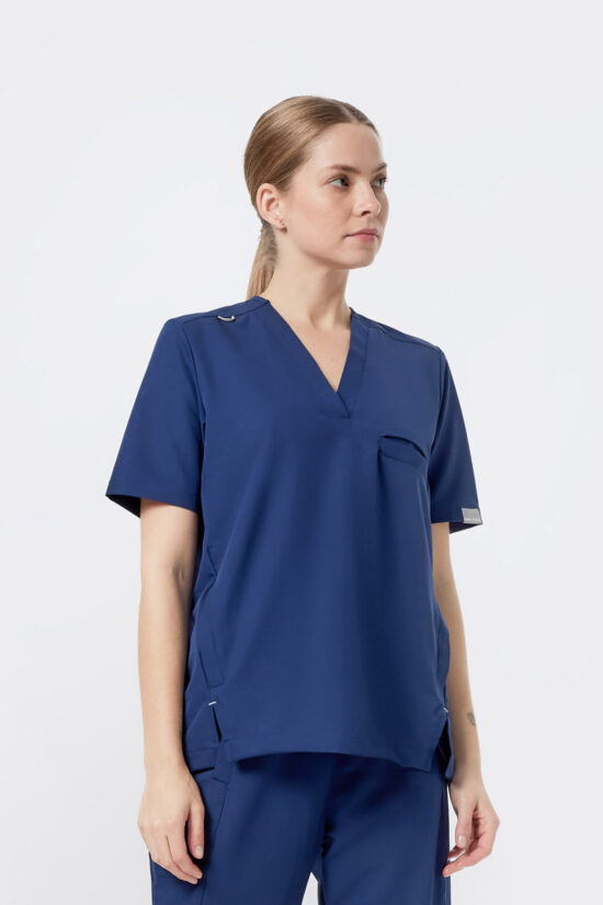 Bluza medyczna damska premium Classic navy