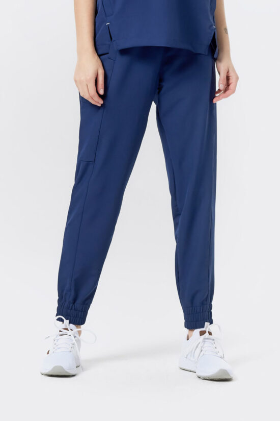 Spodnie medyczne Jogger damskie premium Classic navy