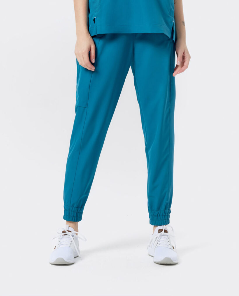 Spodnie medyczne Jogger damskie premium Dark marine