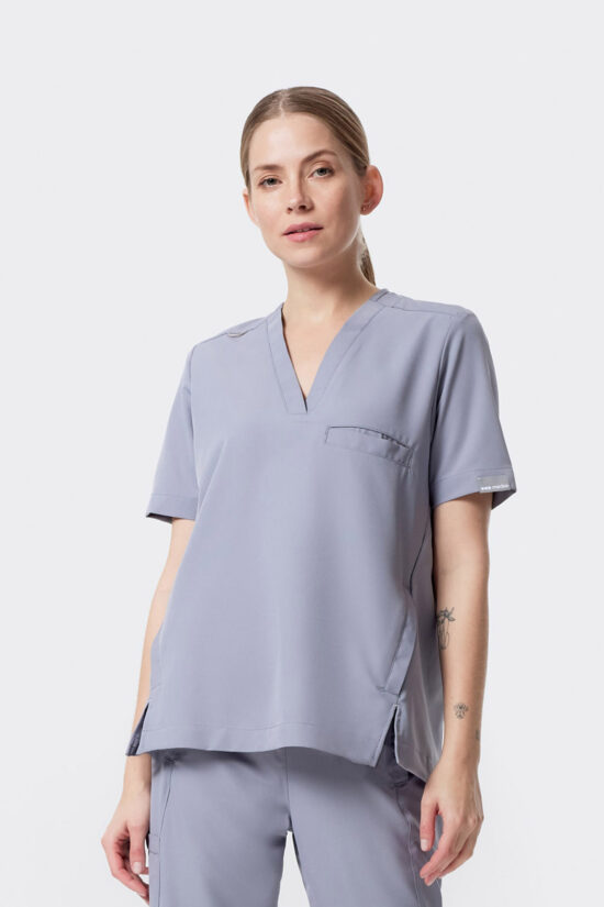 Bluza medyczna damska premium Grey