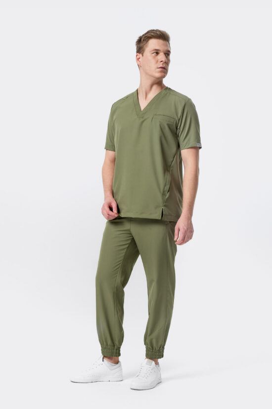 SCRUBSY MĘSKIE SPODNIE JOGGER MEDYCZNE
