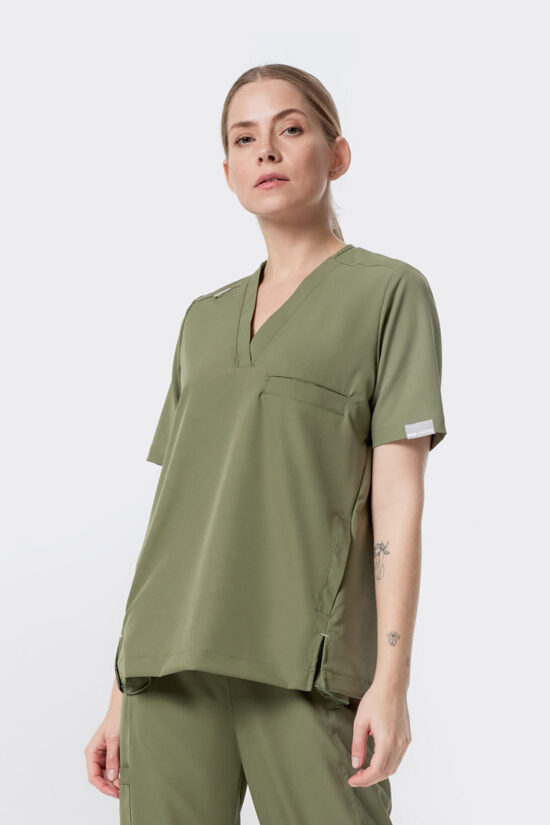 Bluza medyczna damska premium Olive