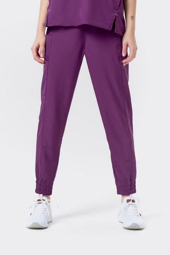 Spodnie medyczne Jogger damskie premium Purple
