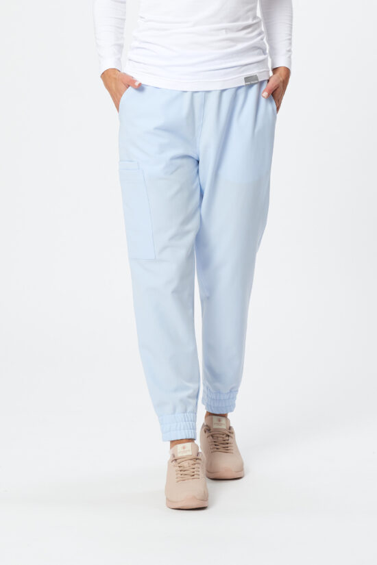 Spodnie medyczne damskie Prime Baby blue