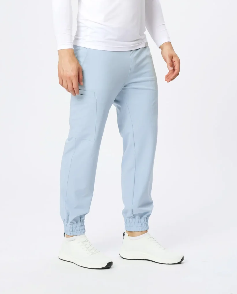 Spodnie medyczne męskie Prime Baby blue