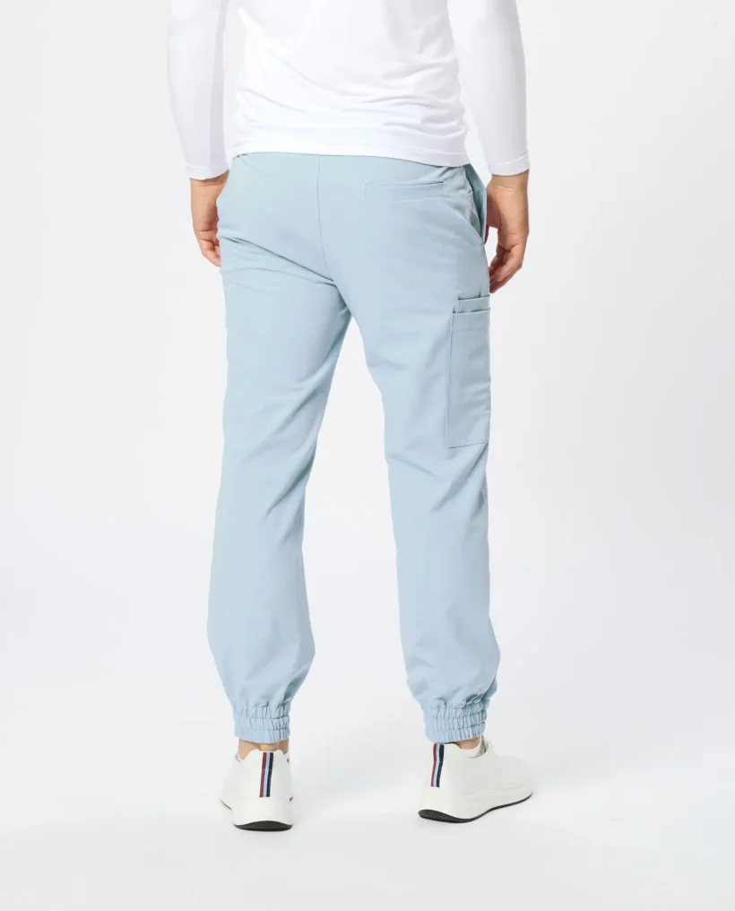 Spodnie medyczne męskie Prime Baby blue - obrazek 2