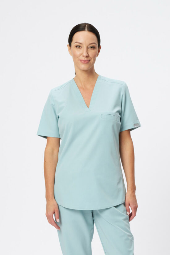 Bluza medyczna damska soft Blank blue