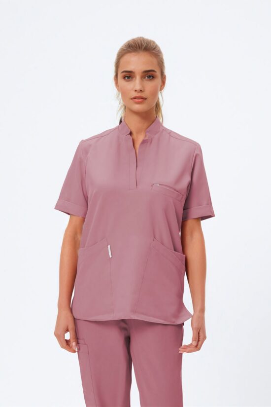 Bluza medyczna damska Elite Pink Iris