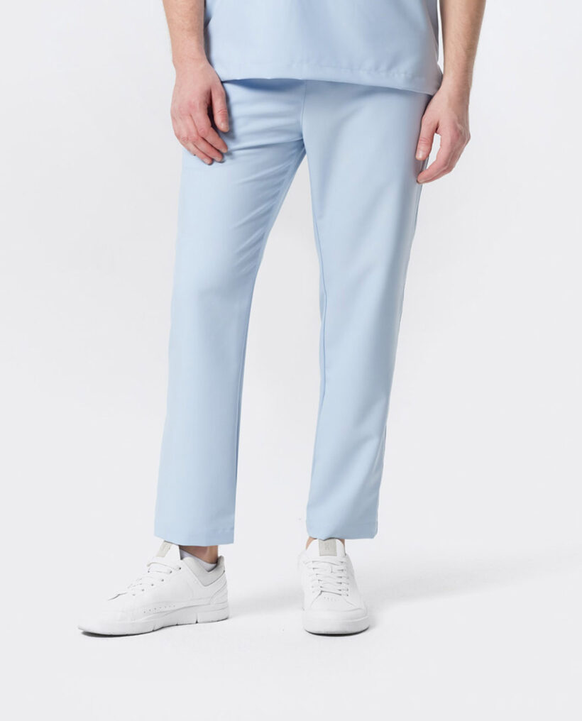 Spodnie medyczne męskie soft Baby blue