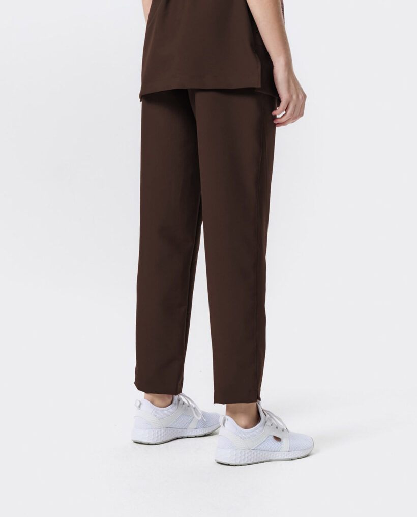 Spodnie medyczne damskie soft Choco - obrazek 2