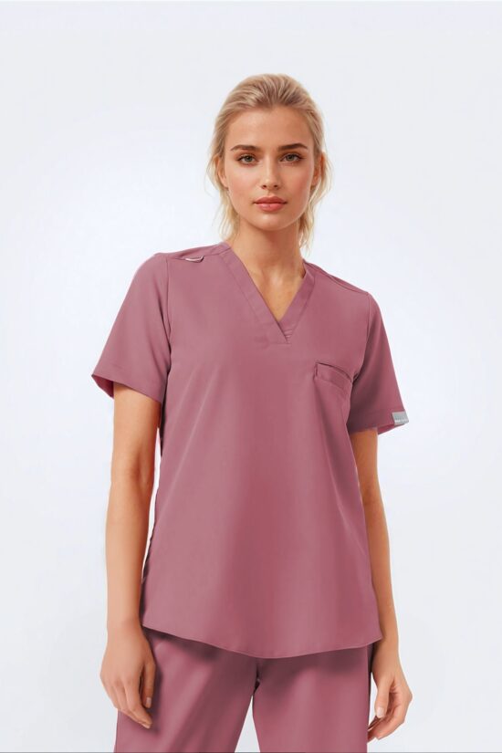 Bluza medyczna damska soft Pink iris