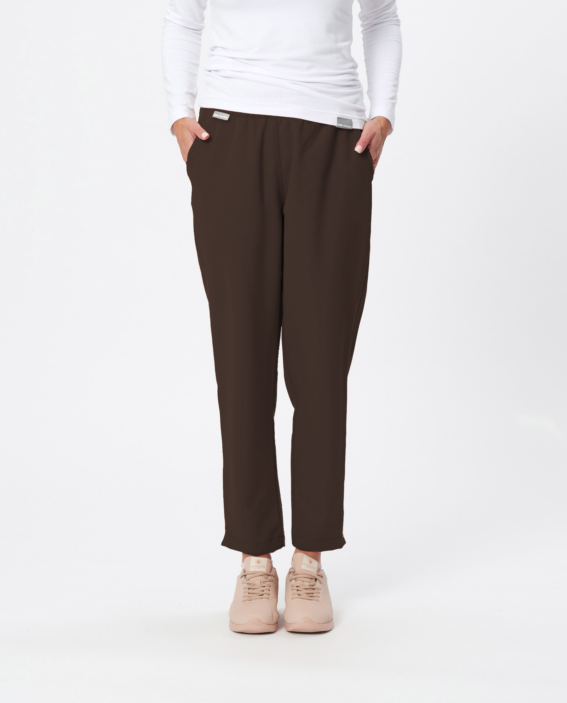 Spodnie medyczne damskie soft Choco