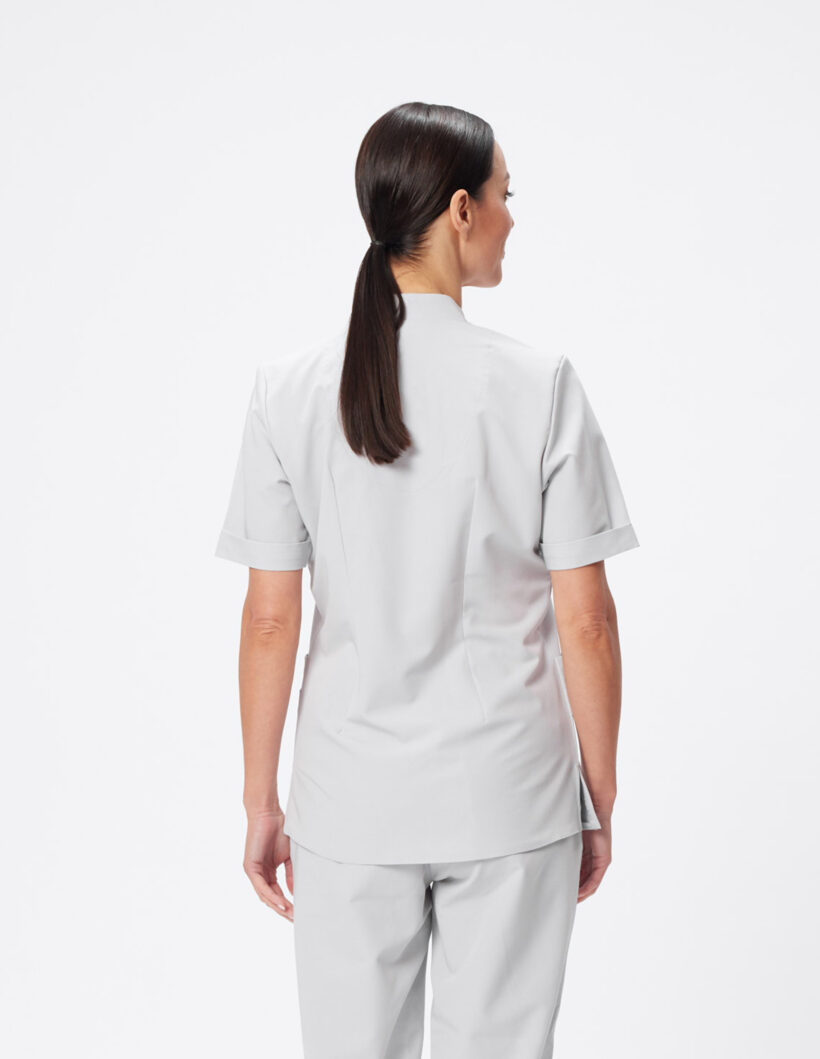 Bluza medyczna damska Elite Light grey - obrazek 2