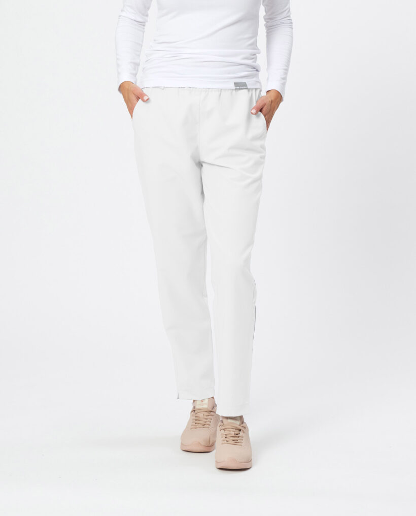 Spodnie medyczne damskie soft White