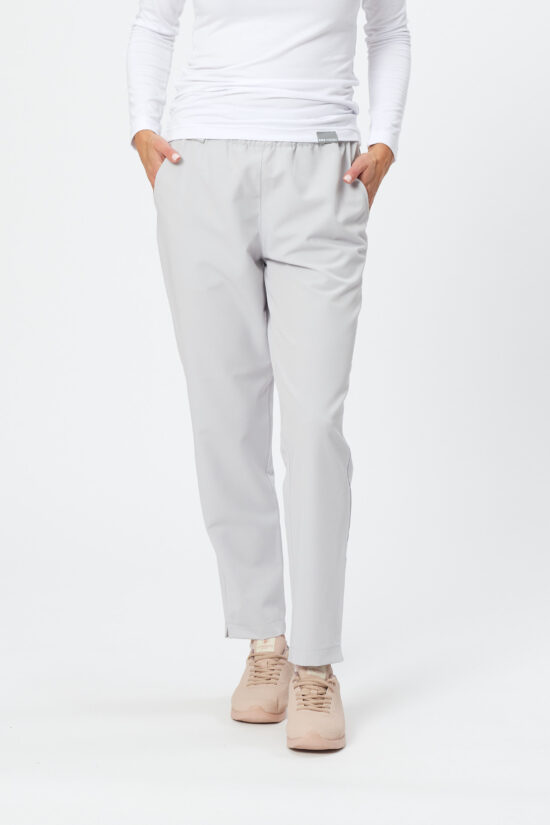 Spodnie medyczne damskie soft Light grey