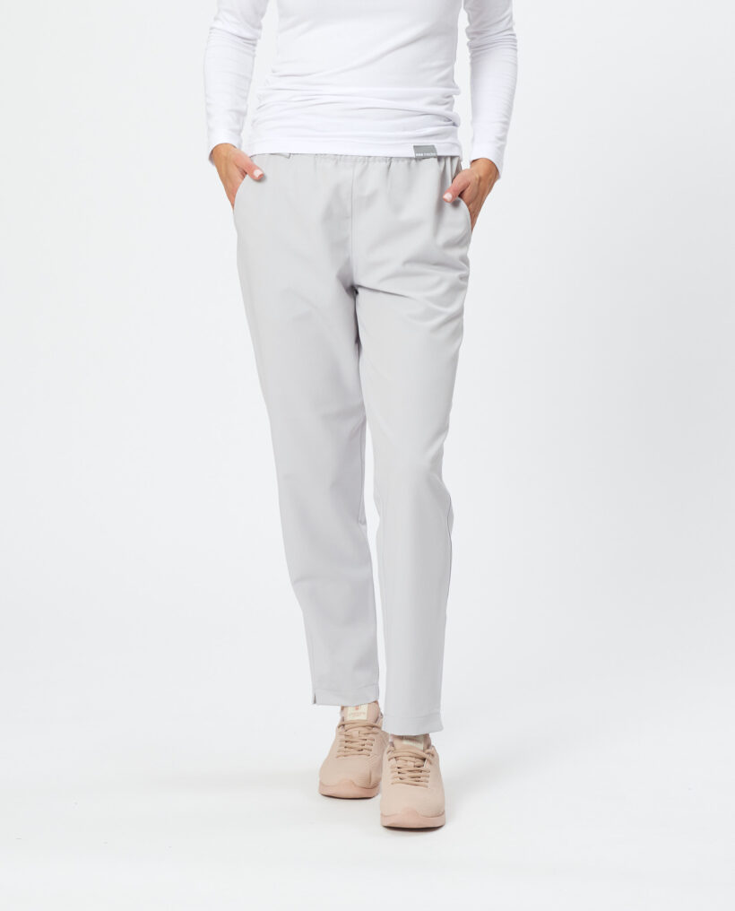 Spodnie medyczne damskie soft Light grey