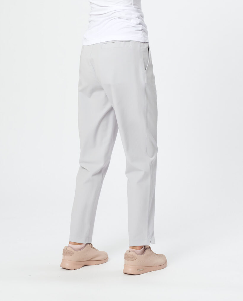 Spodnie medyczne damskie soft Light grey - obrazek 2