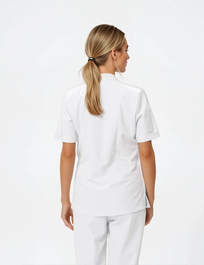 Bluza medyczna damska Elite White - obrazek 2