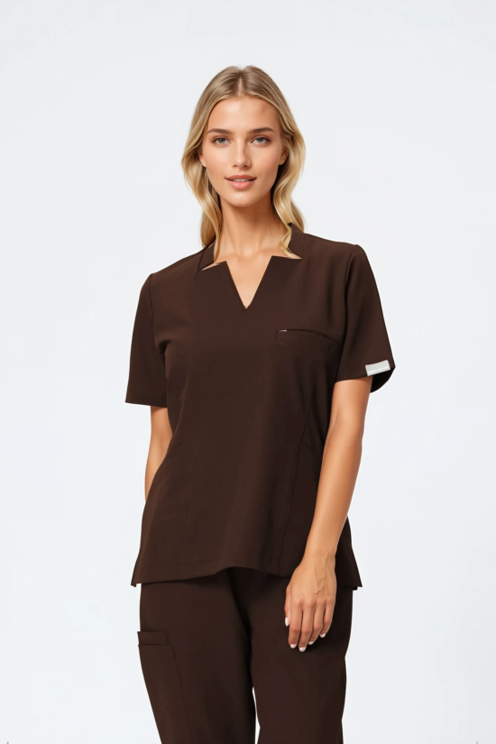 Bluza medyczna damska Classy Choco