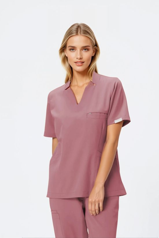 Bluza medyczna damska Classy Pink iris