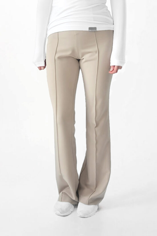 Spodnie medyczne damskie Flare Beige