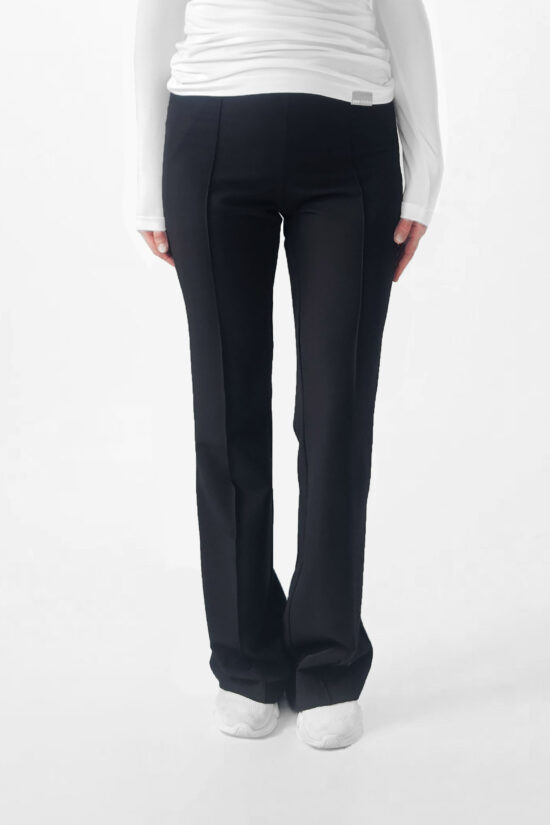 Spodnie medyczne damskie Flare Black