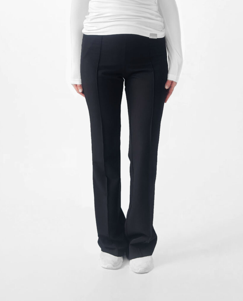 Spodnie medyczne damskie Flare Black