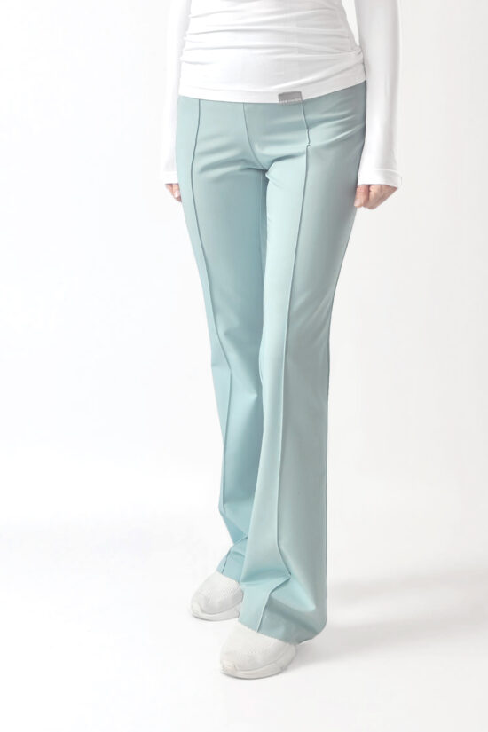Spodnie medyczne damskie Flare Blank blue