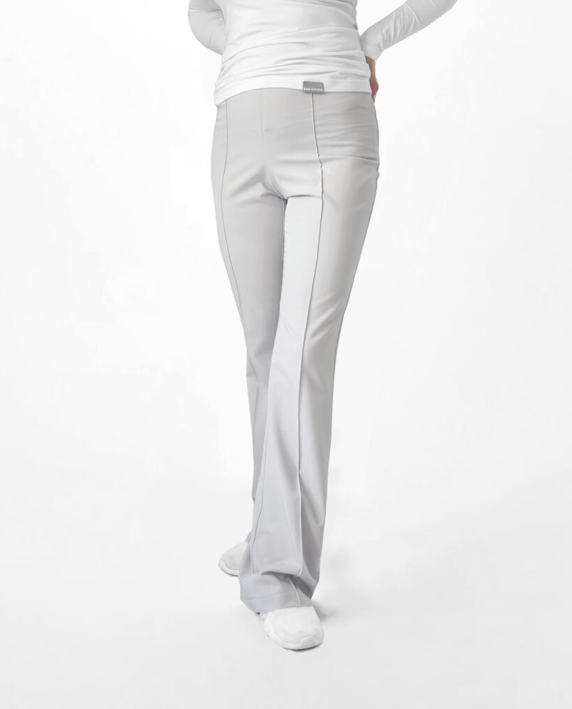 Spodnie medyczne damskie Flare Light grey
