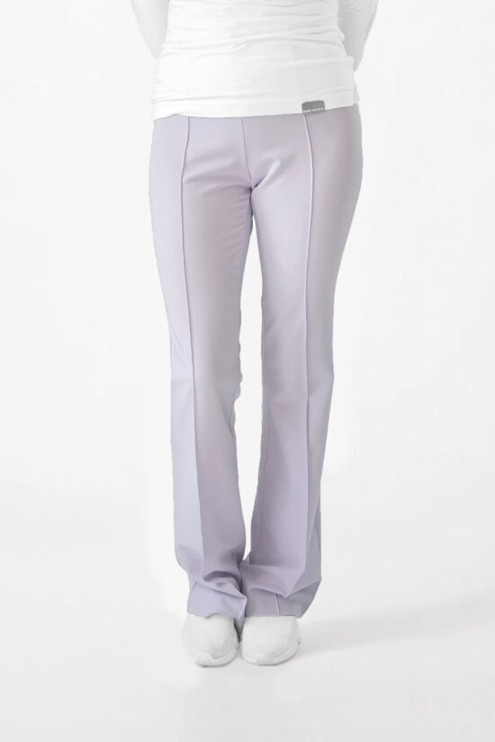 Spodnie medyczne damskie Flare Pastel lilac