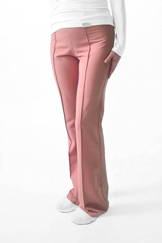 Spodnie medyczne damskie Flare Flamingo