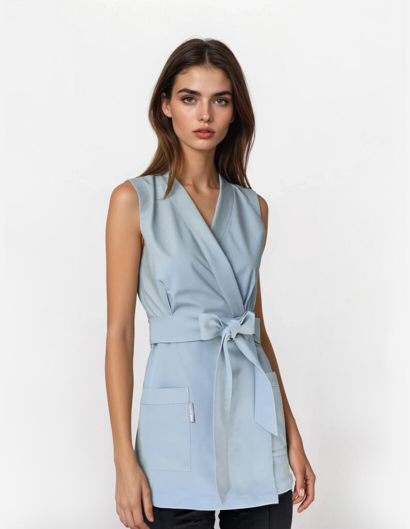 Kamizelka medyczna damska Smart Baby blue