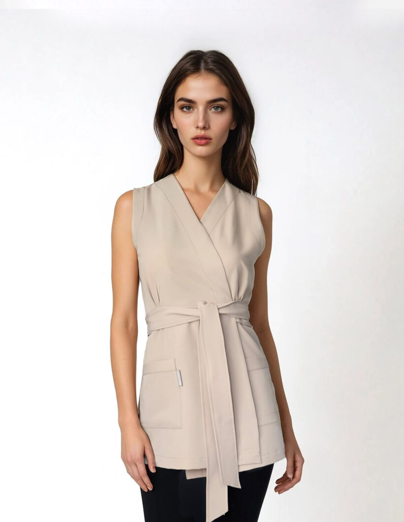 Kamizelka medyczna damska Smart Beige